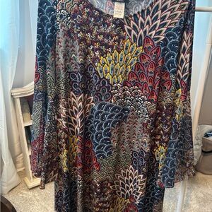 MSK Multicolor Paisley Long Sleeve Dress. Worn once and loved it but wrong size